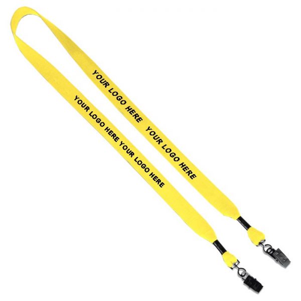 Double clips lanyards