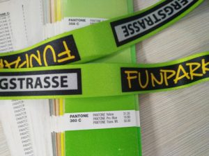Pantone color matching personalized lanyards