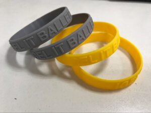 Embossed Logo rubber bands china