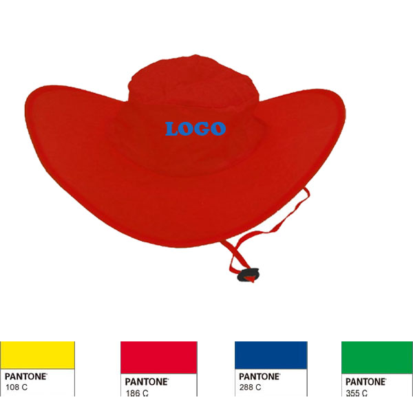 collapsible cowboy nylon hat