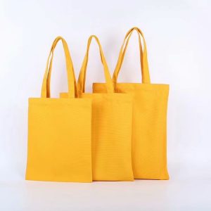 Yellow canvas tote bags china