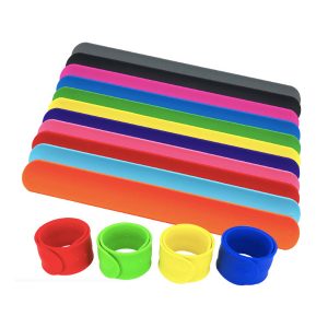 Multi color silicone snap bands