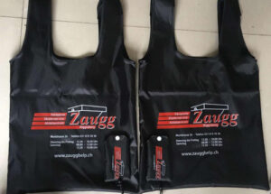 Logp printed folding nylon bags