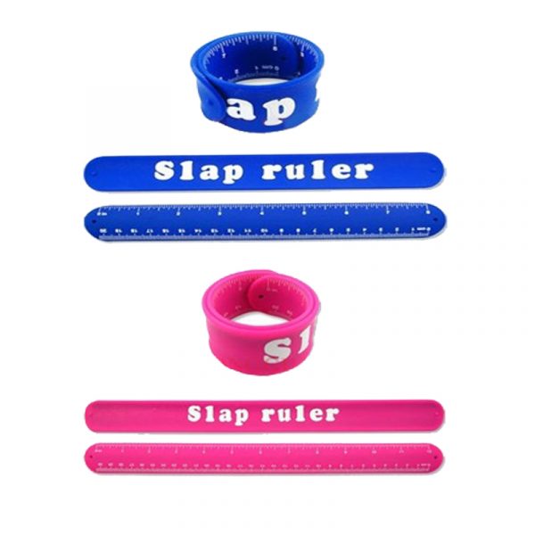 Silicone Slap Bracelet Ruler