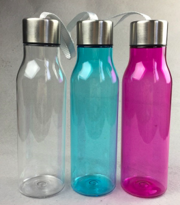 Clear plastic bottle