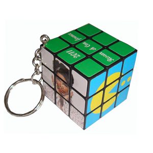 Rubik's cube keychain