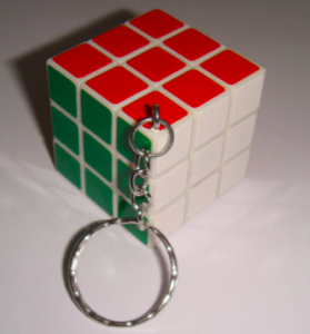 Rubik’s cube keychain