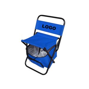 Fishing bench with cooler bag