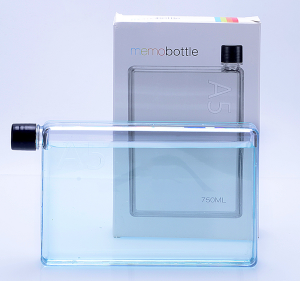 Transparent rectangle bottle