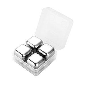 Stainless Steel Ice Cube 4pcs