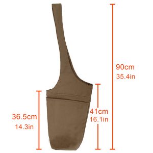 Size of the yoga fitness bag