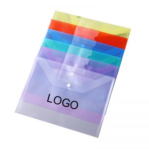 Plastic Poly Filing Envelopes with Label Pocket