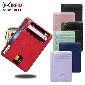 RFID Blocking PU Leather Wallet