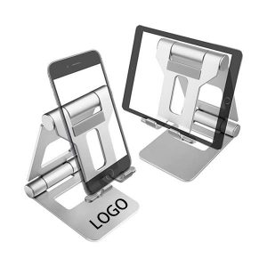steel iPhone and iPad holder