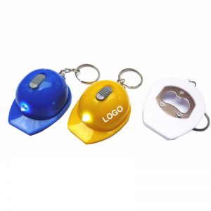 Construction Helmet LED Light Keychain