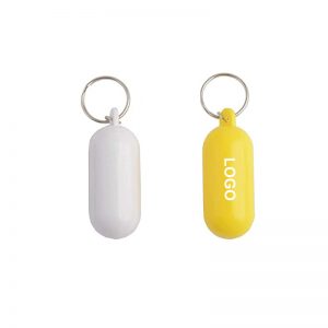 Pill Shaped Floating Key Ring