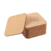 Square Wooden Thick Cork Coasters