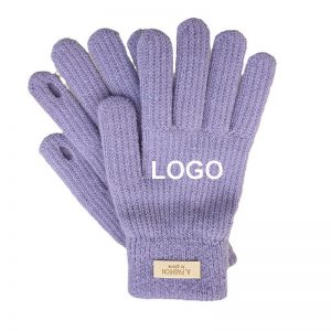 Gloves with Touchscreen Finger Holes