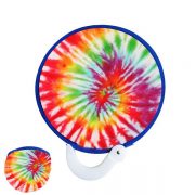 10 Full Color Collapsible Nylon Fans