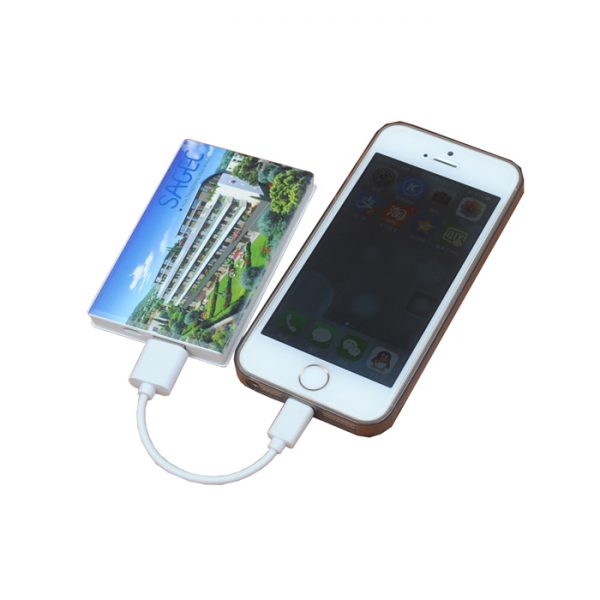 4c image Card Phone Charger
