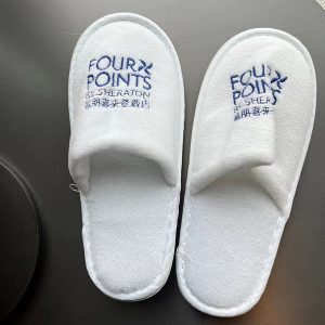 small size branded hotel slippers