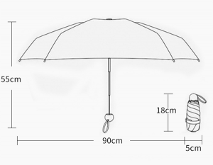 Pocket sun umbrella 
