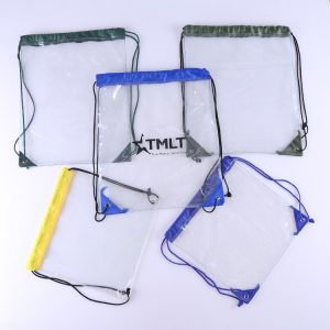 OEM printed PVC cinch bag